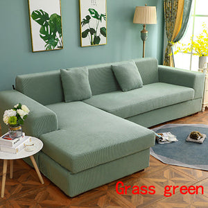 Solid Color Modern Minimalist Stretch Non-Slip Sofa Cover
